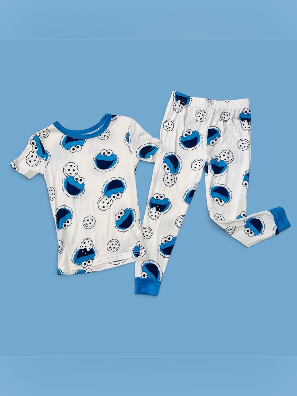 Cookie Monster Bamboo Pj Set